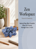 The Peak Oracle | Raw K2 Blue Dot Jasper Stone