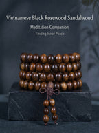 108 Mala Beads 'The Shadow Blossom' | SUBVIBE