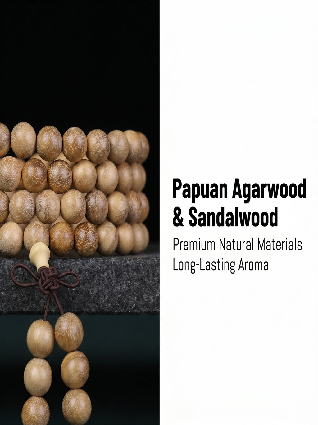Authentic Papuan Agarwood Oud 108 Mala | SUBVIBE