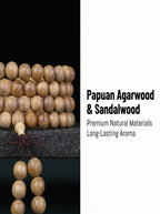 Authentic Papuan Agarwood Oud 108 Mala | SUBVIBE