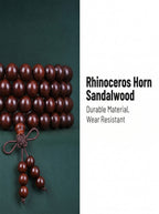 Ultra-Dense Rhinoceros-Horn Sandalwood 108 Mala | SUBVIBE