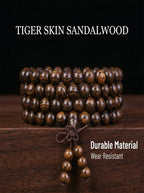 Bold Tiger-Skin Pattern 108 Mala Beads | SUBVIBE