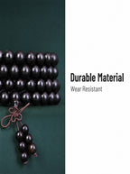 Premium Matte Black Ebony Wood 108 Mala | SUBVIBE