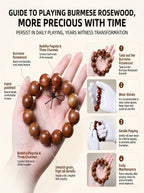 Burmese Rosewood Fragrant Bracelet 'The Sunset Healing' | SUBVIBE