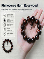 Ultra-Dense Rhinoceros Horn Sandalwood Bracelet | SUBVIBE