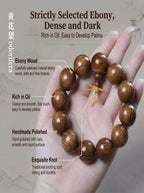Large-Leaf Yellow Rosewood Luxury Bead Bracelet | SUBVIBE