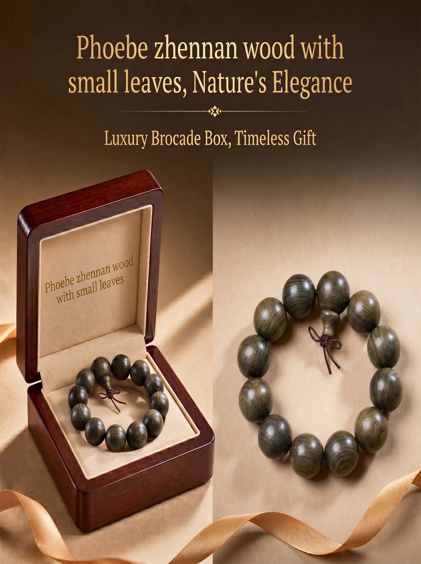 Ancient Bogwood Men's Bracelet 'The Primordial Core' | SUBVIBE