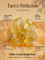 The Cash Flow Magnet | Raw Citrine Wealth Merchant Crystal