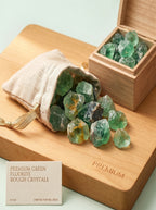 The Deep Focus | Raw Green Fluorite Mental Clarity Crystal