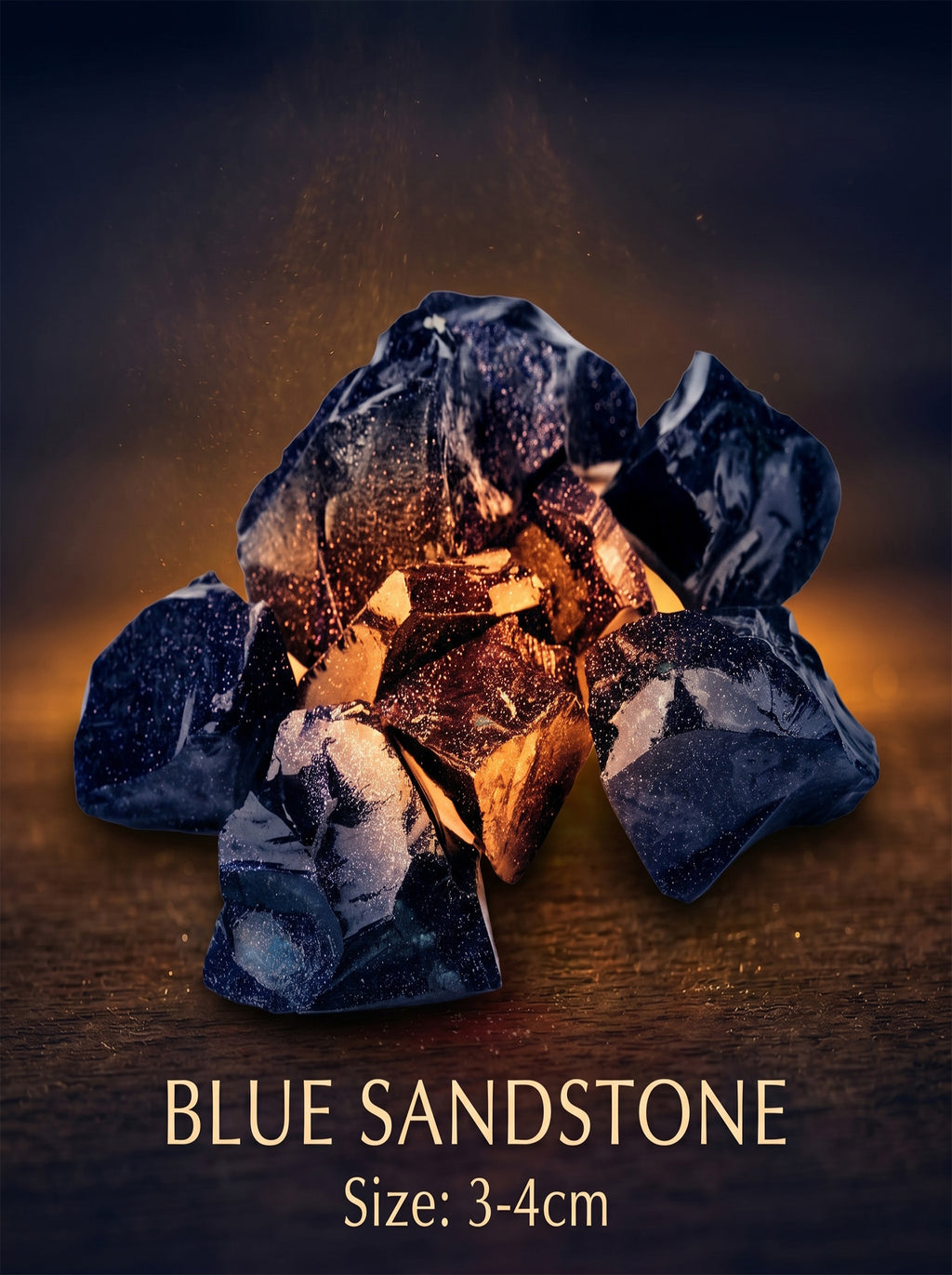 The Stardust Ambition | Raw Blue Sandstone Universe Crystal
