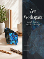 The Cosmic Aura | Flashing Raw Labradorite Magic Stone