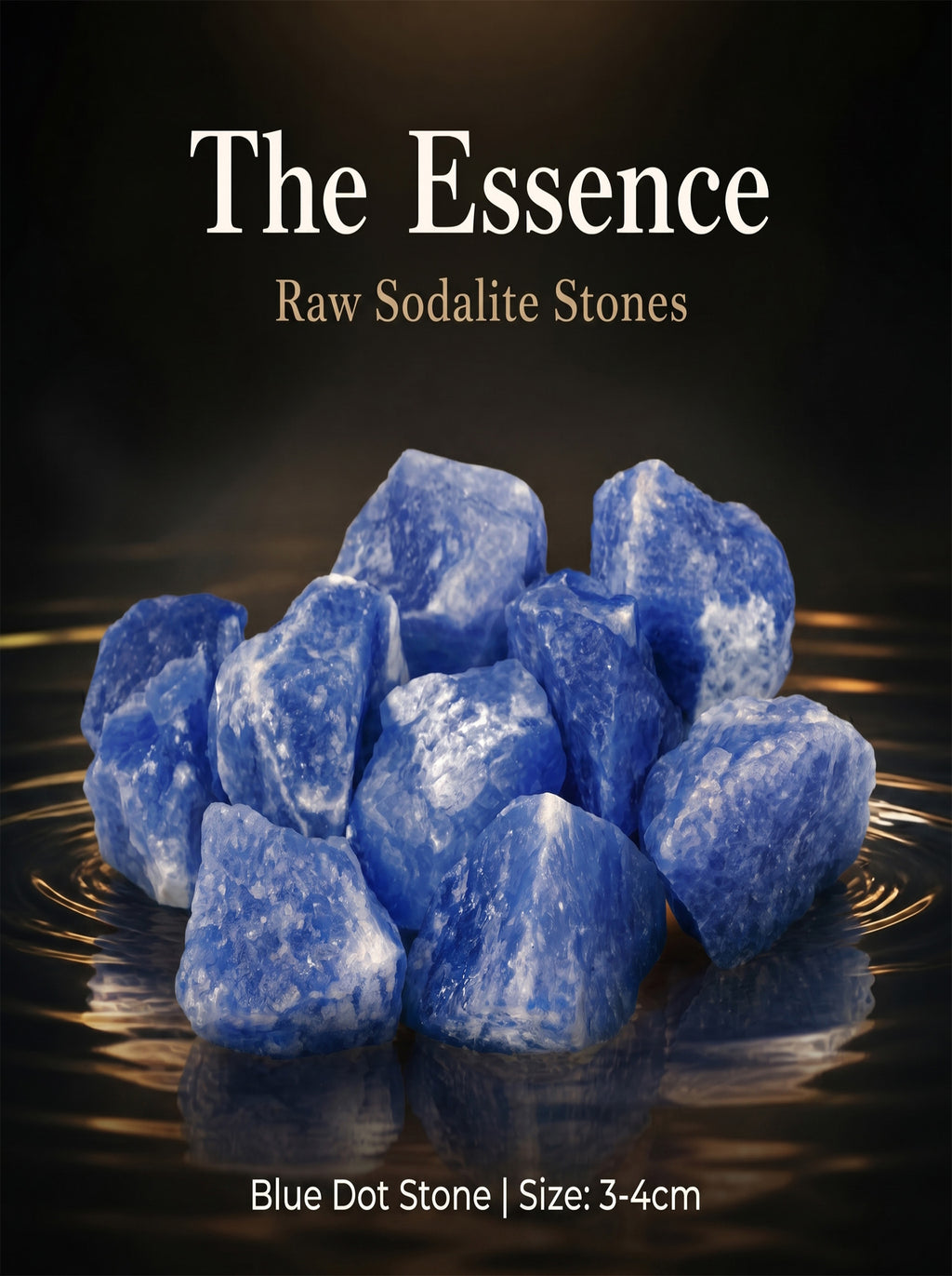 The Peak Oracle | Raw K2 Blue Dot Jasper Stone