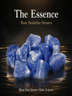 The Peak Oracle | Raw K2 Blue Dot Jasper Stone