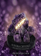 Raw Amethyst Crystal 'The Third Eye Oracle' |Untreated Healing Stone for Meditation, Reiki & Home Decor