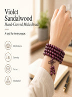 108 Mala Beads 'The Mystic Lavender Veil' | SUBVIBE