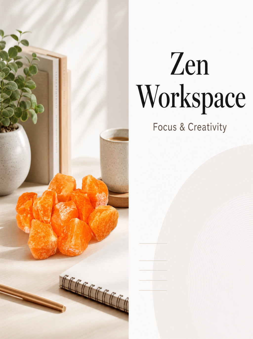 The Ion Sanctuary | Raw Orange Halite Rock Salt Mineral
