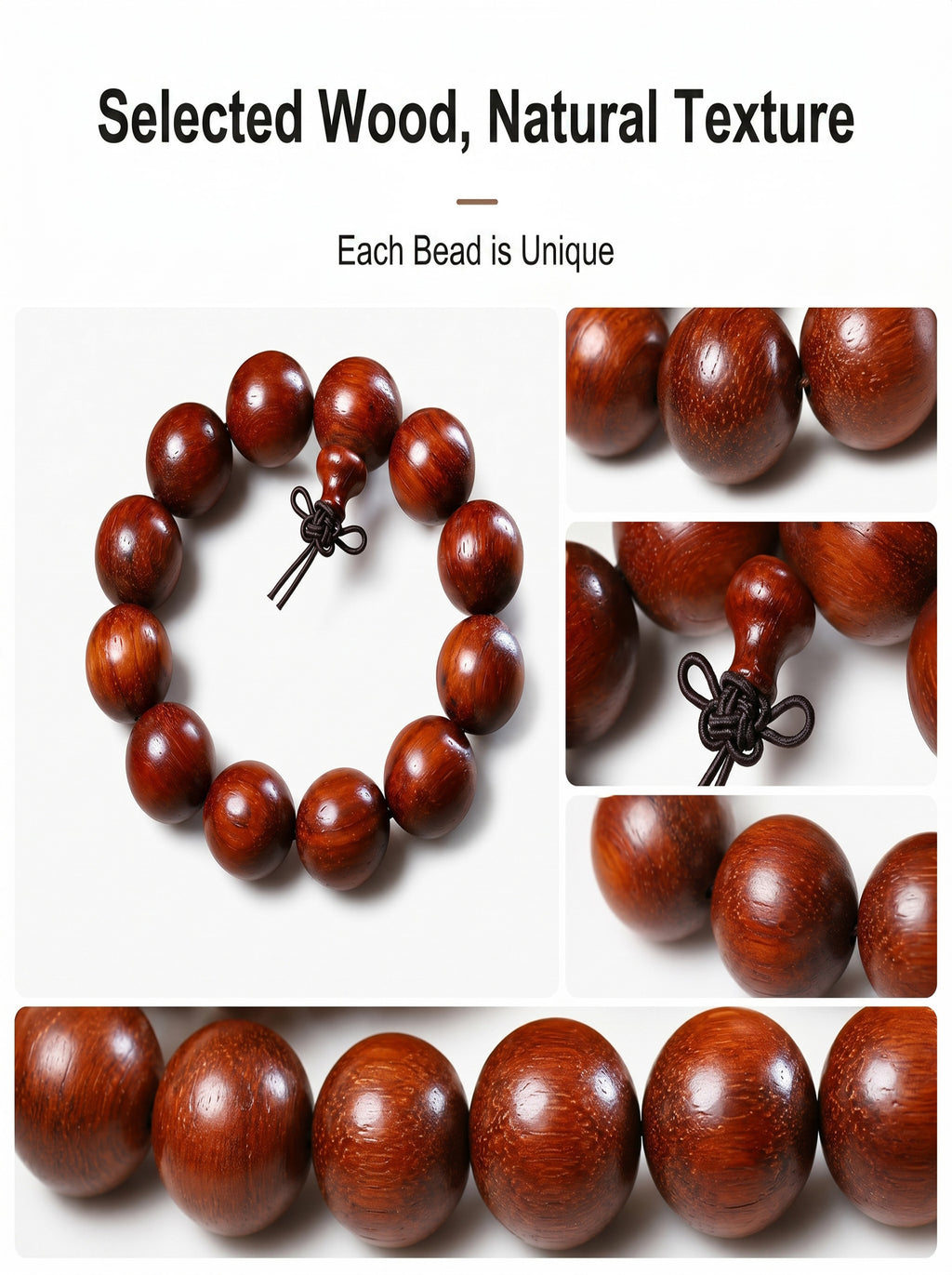 Exotic Cat's Eye Chatoyant Sandalwood Bracelet | SUBVIBE