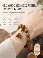 Aged Six Prong Wood Bracelet 'The Iron Fortress' | SUBVIBE