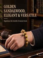 Exotic Goldenwood Bocote Bracelet 'The Sun Alchemist' | SUBVIBE