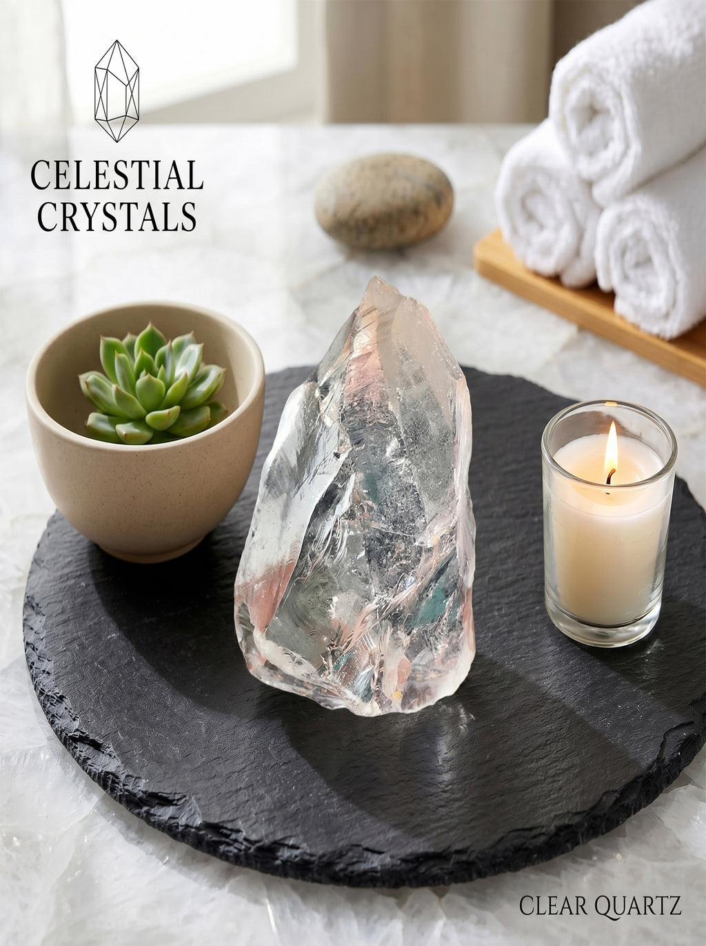 The Matrix Reset | Supreme Raw Clear Quartz Crystal Cluster