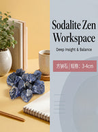The Blueprint Architect | Dark Luxe Raw Sodalite Logic Stone