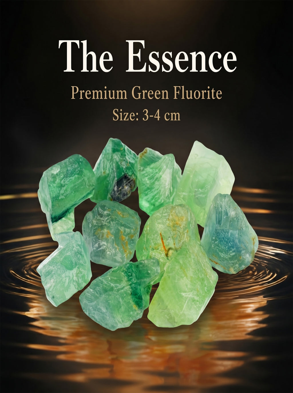 The Deep Focus | Raw Green Fluorite Mental Clarity Crystal