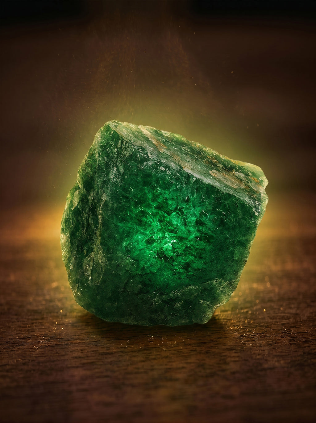 The Serene Meadow | Raw Green Strawberry Quartz Gemstone