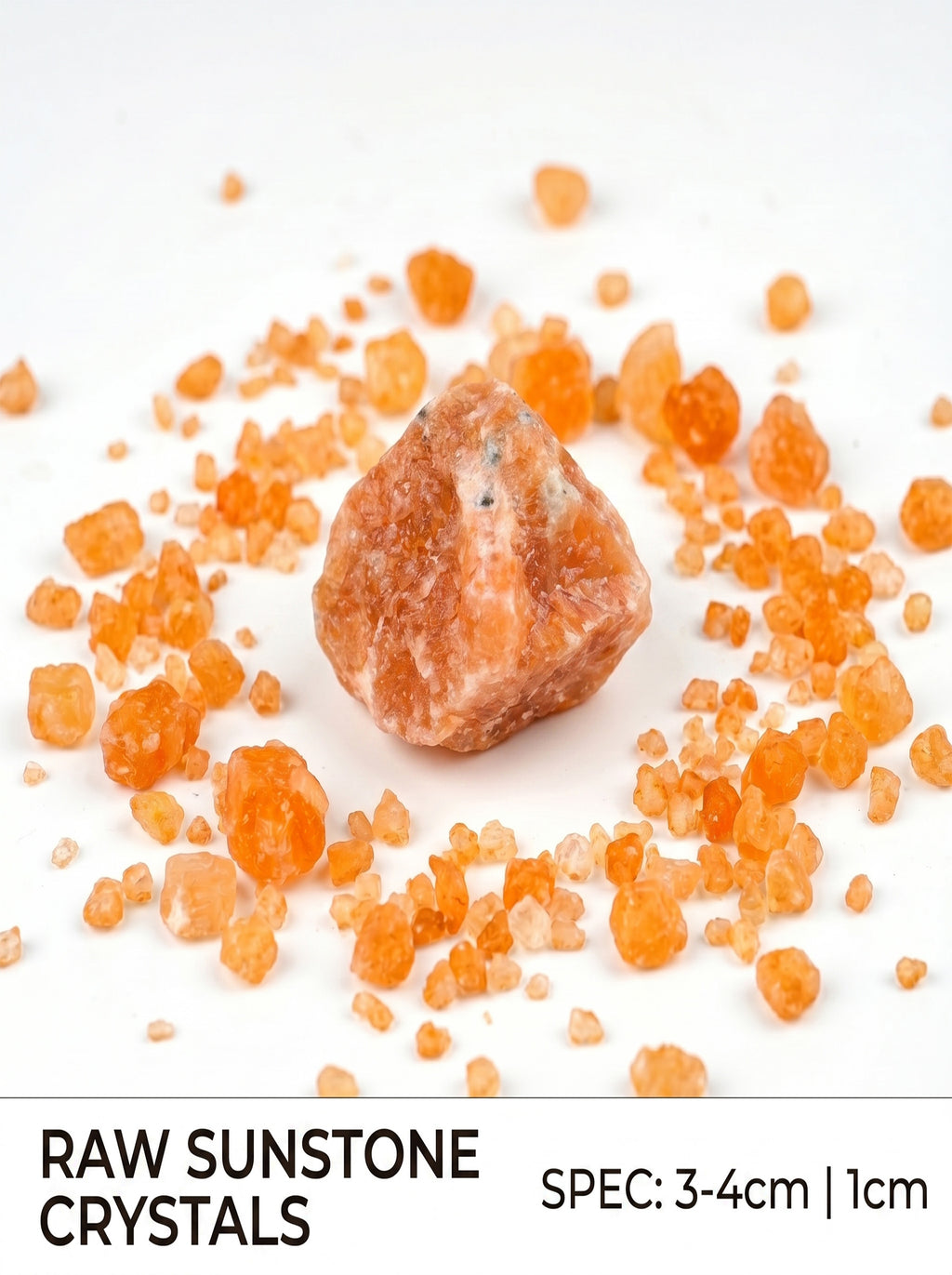 The Solar Flare | Raw Sunstone Manifestation Crystal