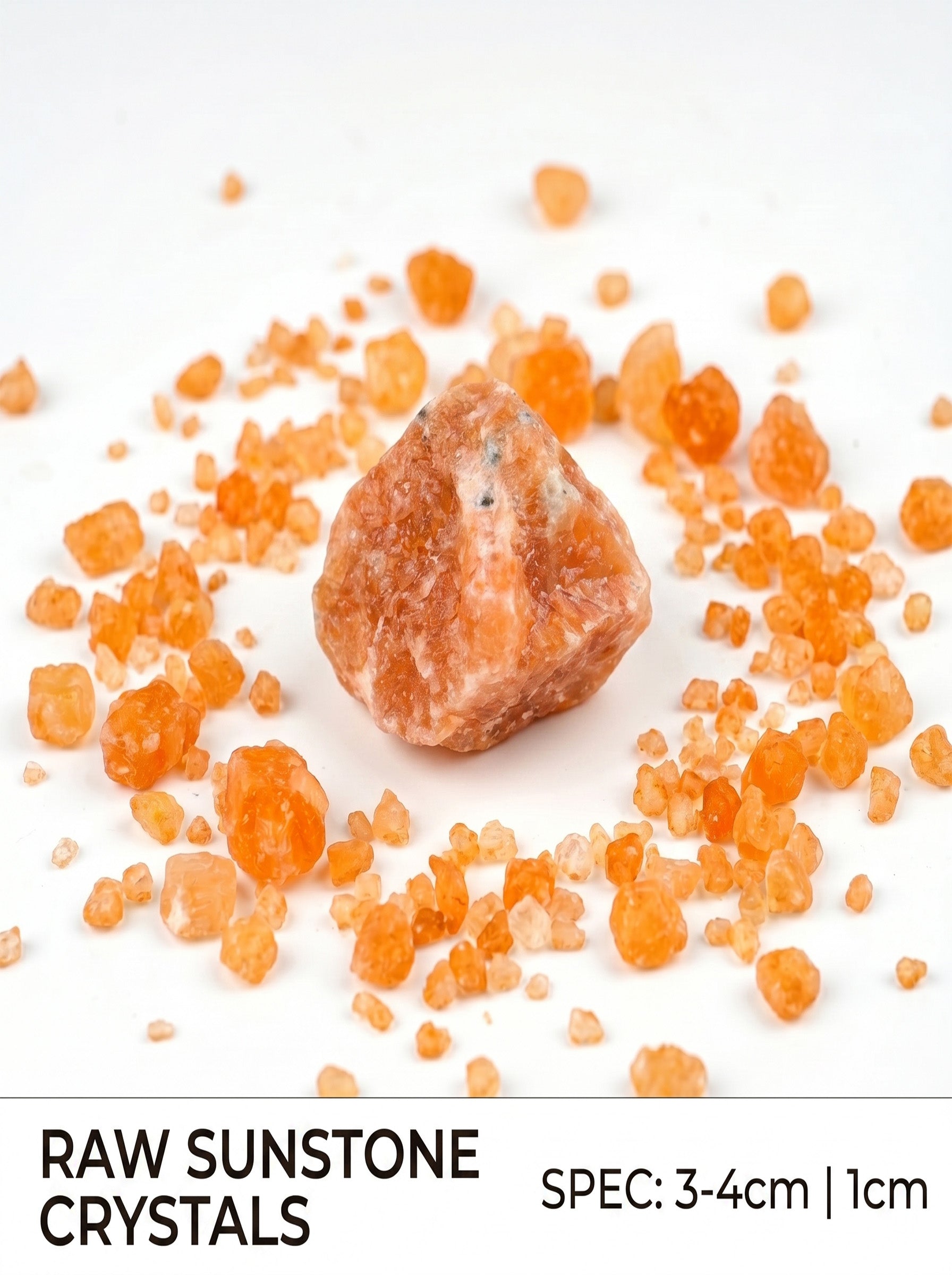 The Solar Flare | Raw Sunstone Manifestation Crystal
