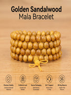 Exotic Goldenwood Bocote 108 Mala Beads | SUBVIBE