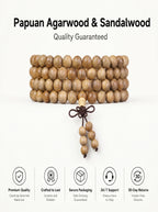 Authentic Papuan Agarwood Oud 108 Mala | SUBVIBE