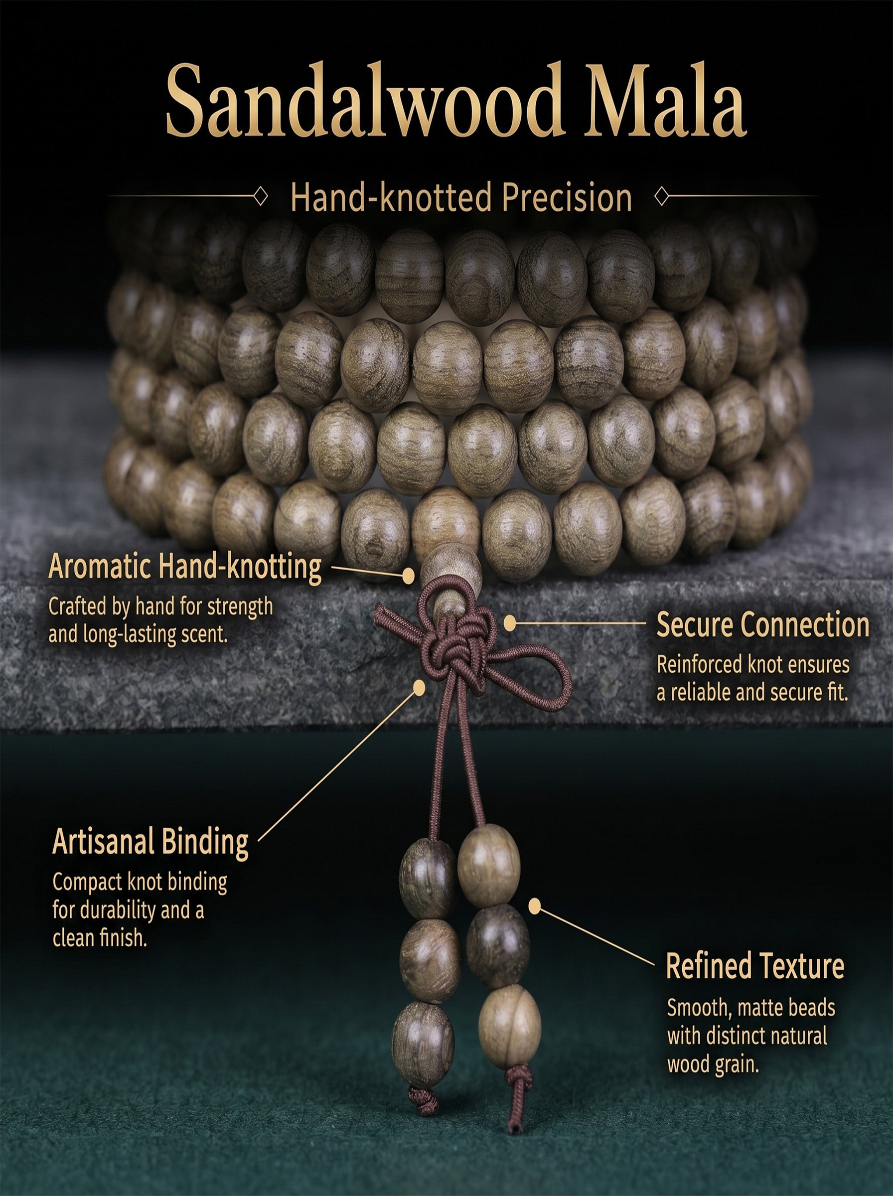 108 Mala Beads 'The Millennium Anchor' | SUBVIBE