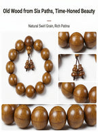 Aged Six Prong Wood Bracelet 'The Iron Fortress' | SUBVIBE