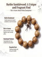 Barbi Sandalwood Fragrant Men's Bracelet | SUBVIBE