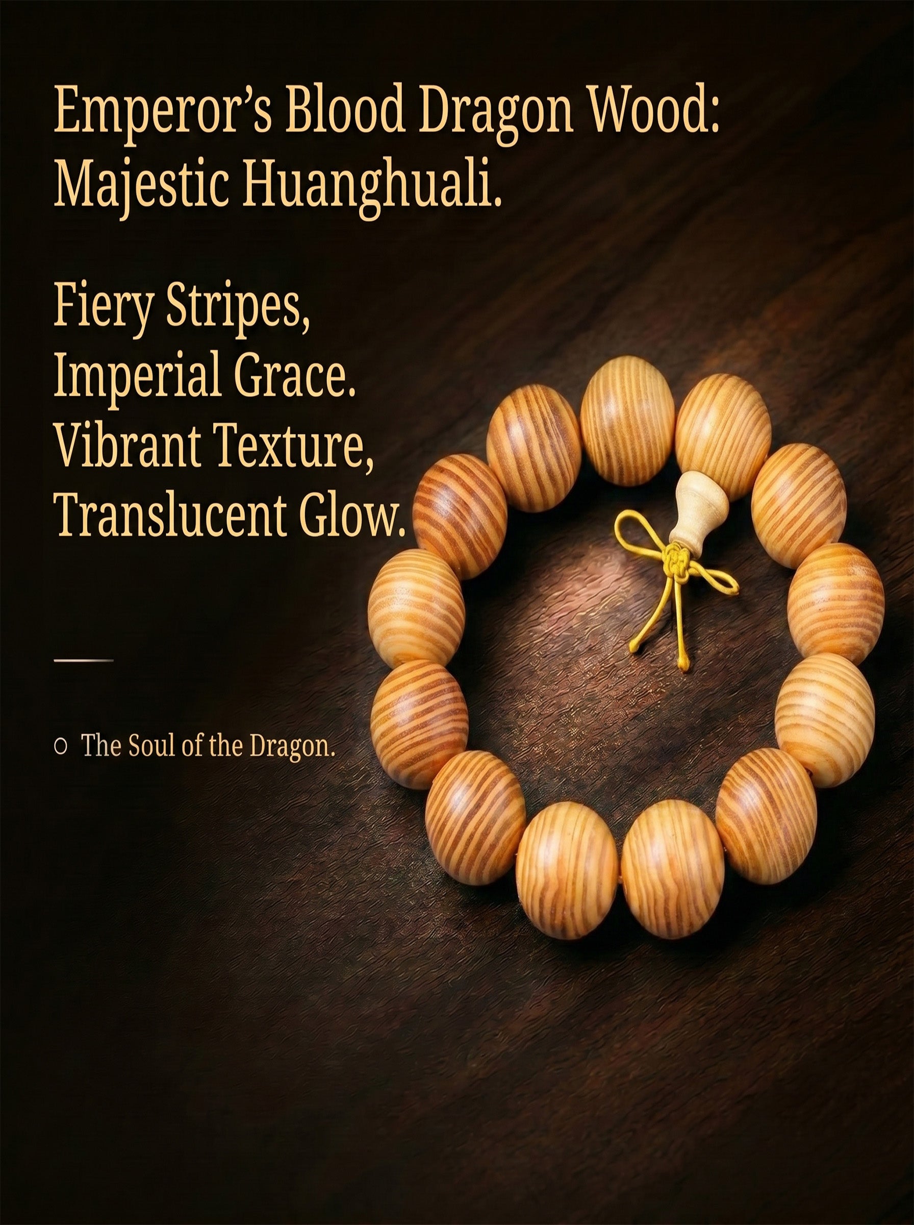 Translucent Blood Dragonwood Imperial Bracelet | SUBVIBE
