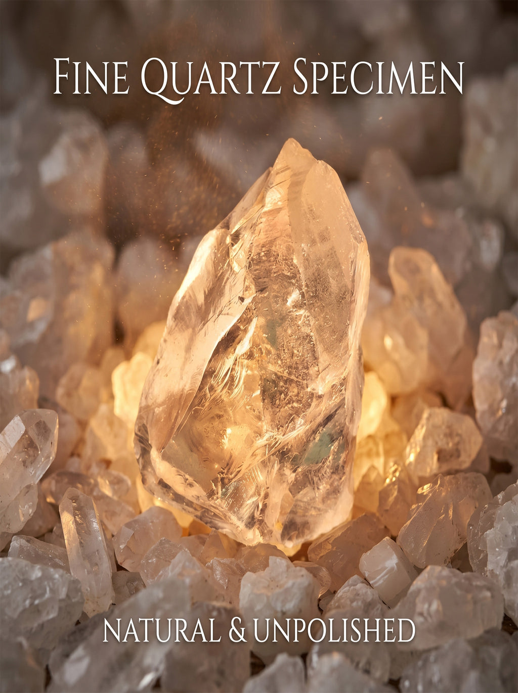 The Matrix Reset | Supreme Raw Clear Quartz Crystal Cluster