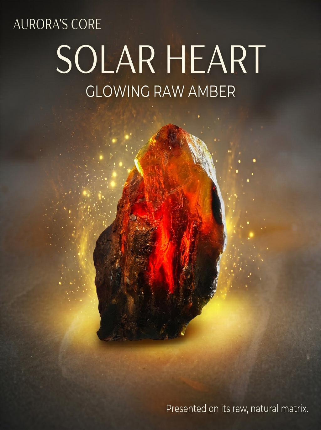 The Solar Time Capsule | Rare Raw Amber Subfossil Stone
