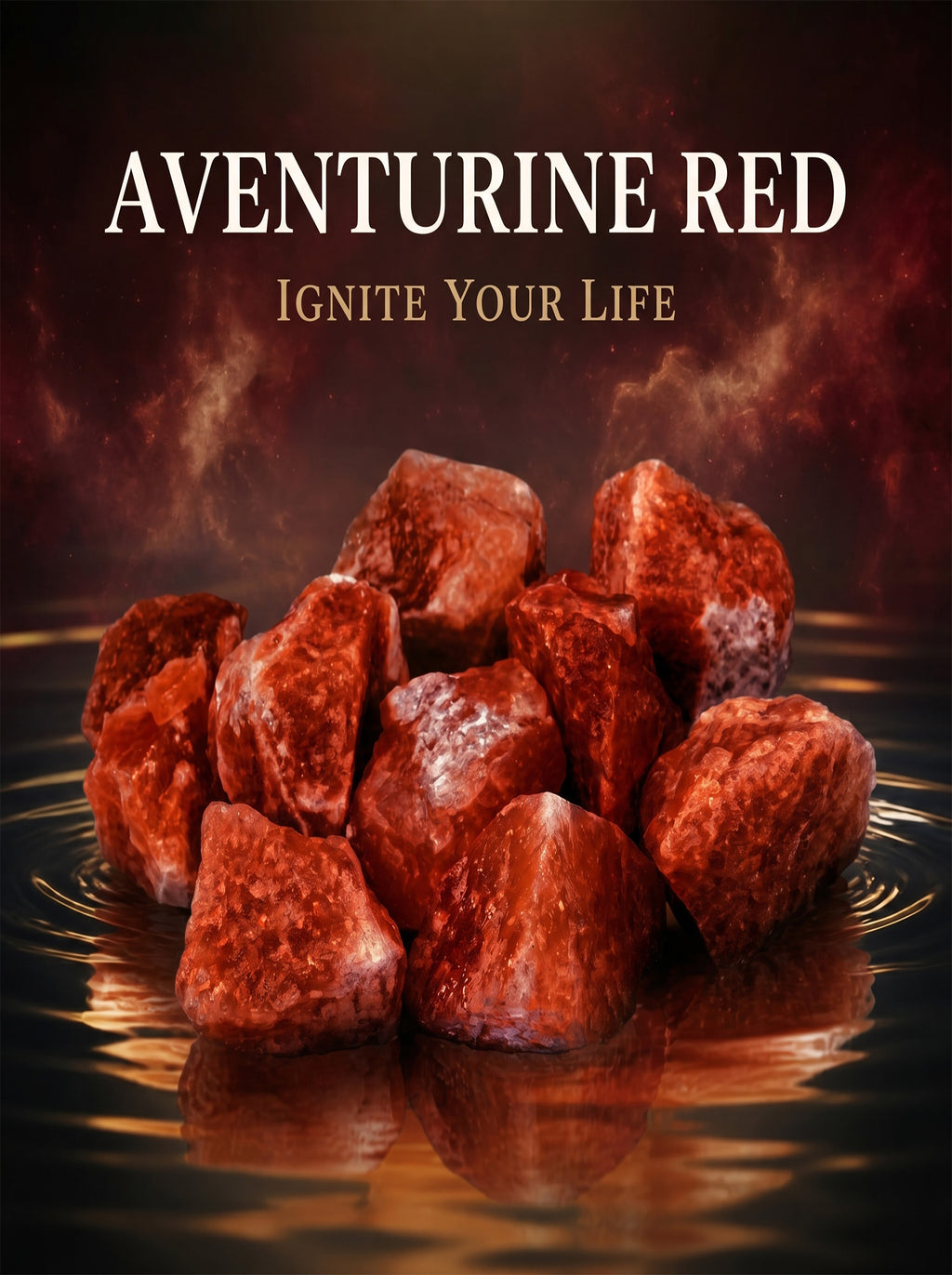 The Catalyst | Raw Red Aventurine Kinetic Vitality Stone