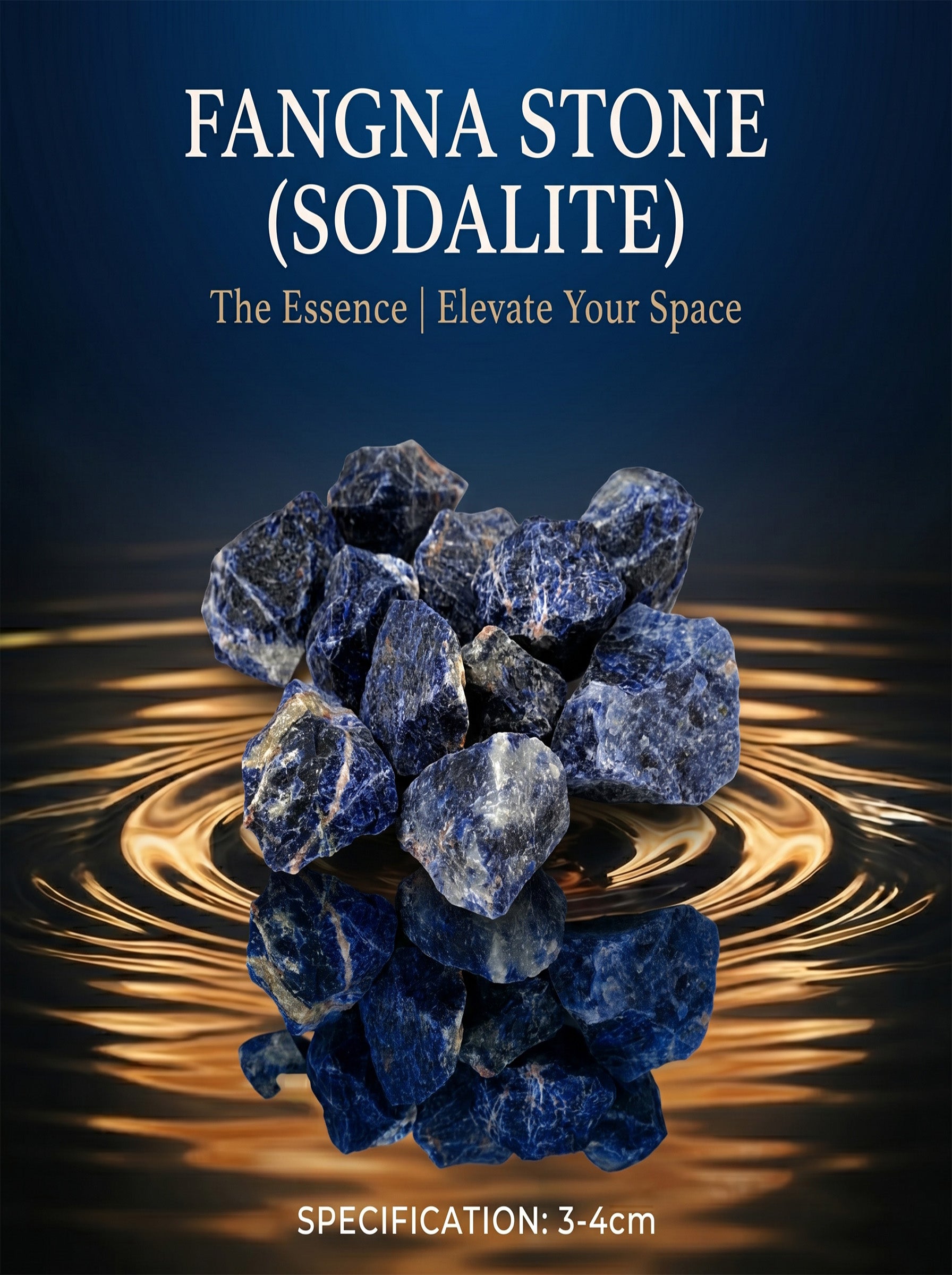 The Blueprint Architect | Dark Luxe Raw Sodalite Logic Stone