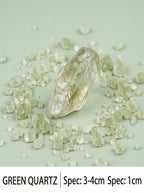 The Abundance Vortex | Rare Raw Green Quartz Specimen