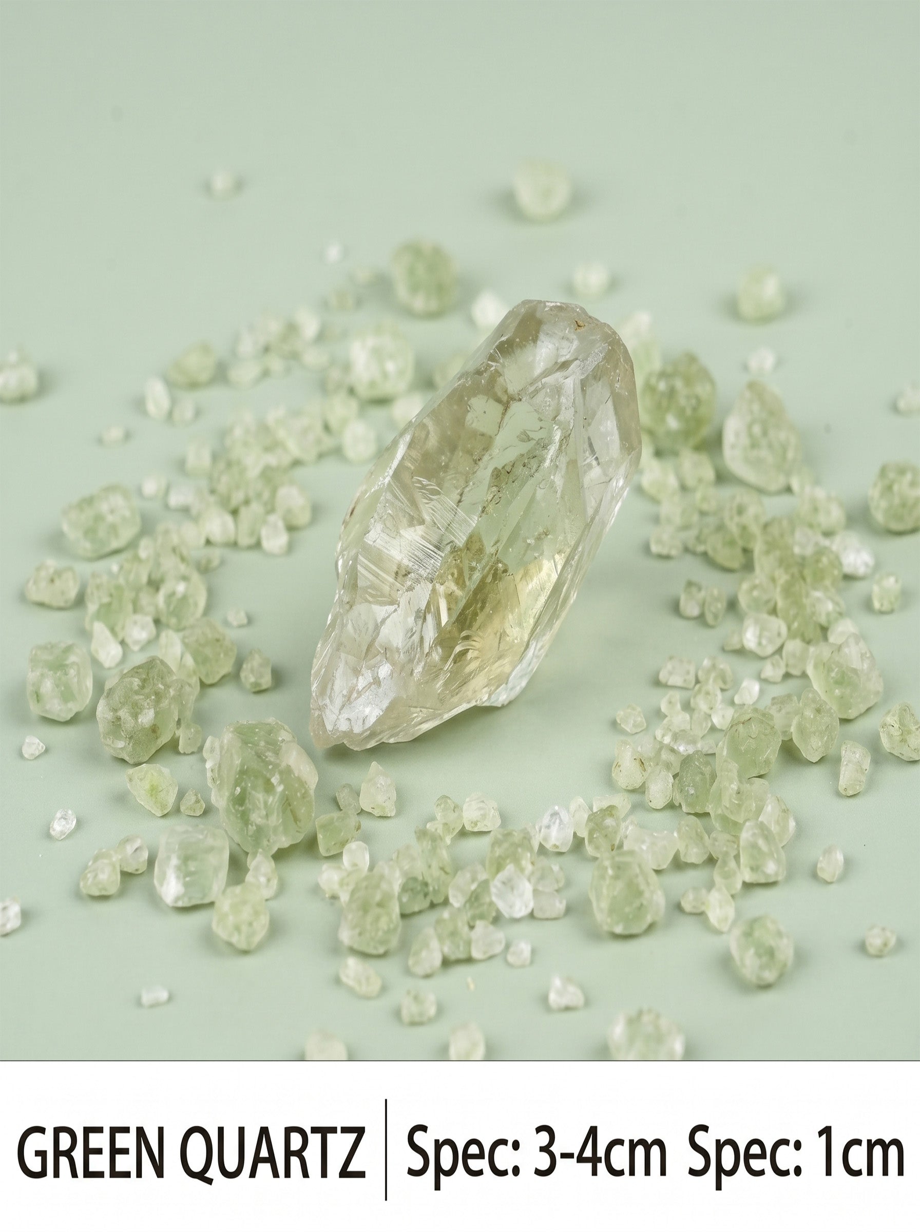 The Abundance Vortex | Rare Raw Green Quartz Specimen