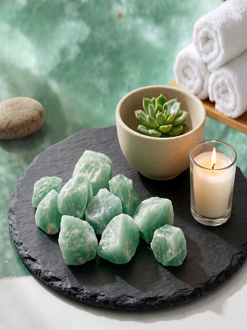 The Gambler's Luck | Raw Green Aventurine Venture Stone