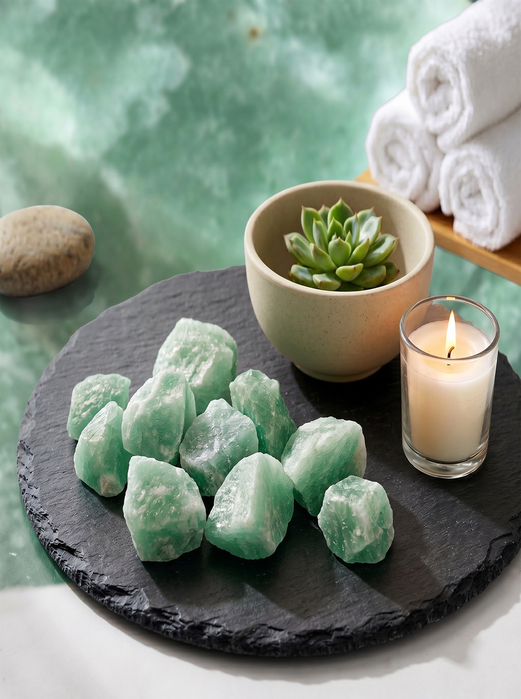 The Gambler's Luck | Raw Green Aventurine Venture Stone