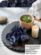 The Stardust Ambition | Raw Blue Sandstone Universe Crystal