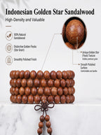 Gold-Flecked Purple Sandalwood 108 Mala Beads | SUBVIBE
