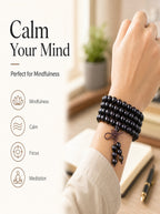 Premium Matte Black Ebony Wood 108 Mala | SUBVIBE