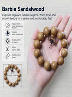Barbi Sandalwood Fragrant Men's Bracelet | SUBVIBE
