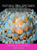 The Ethereal Veil | Shimmering Raw Common Opal Crystal