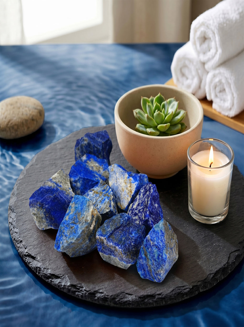 The Sovereign Blue | Premium Raw Lapis Lazuli Crystal