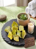 Your Space with Our Natural Lemon Quartz Raw Crystal